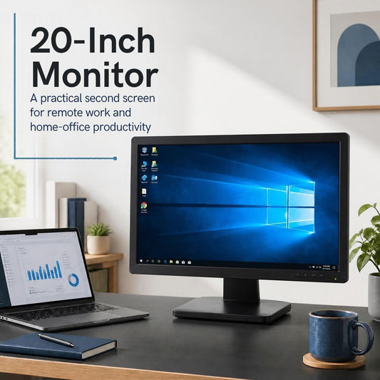 20-Inch Refurbished Monitor for Home Office, Work & Study