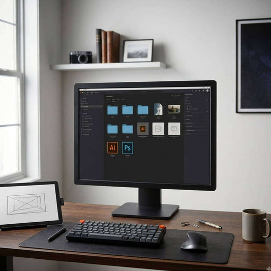 19" Widescreen Monitor for Study & Home Office – 1600×900 HD+ | VGA + DVI | Refurbished